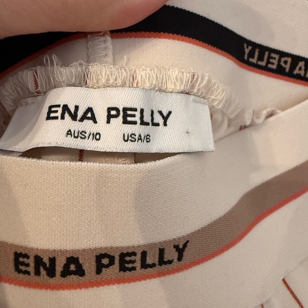 Ena Pelly For Anthropologie Katrina Straight-Leg Trousers Size 6 Original $220 - Picture 4 of 6